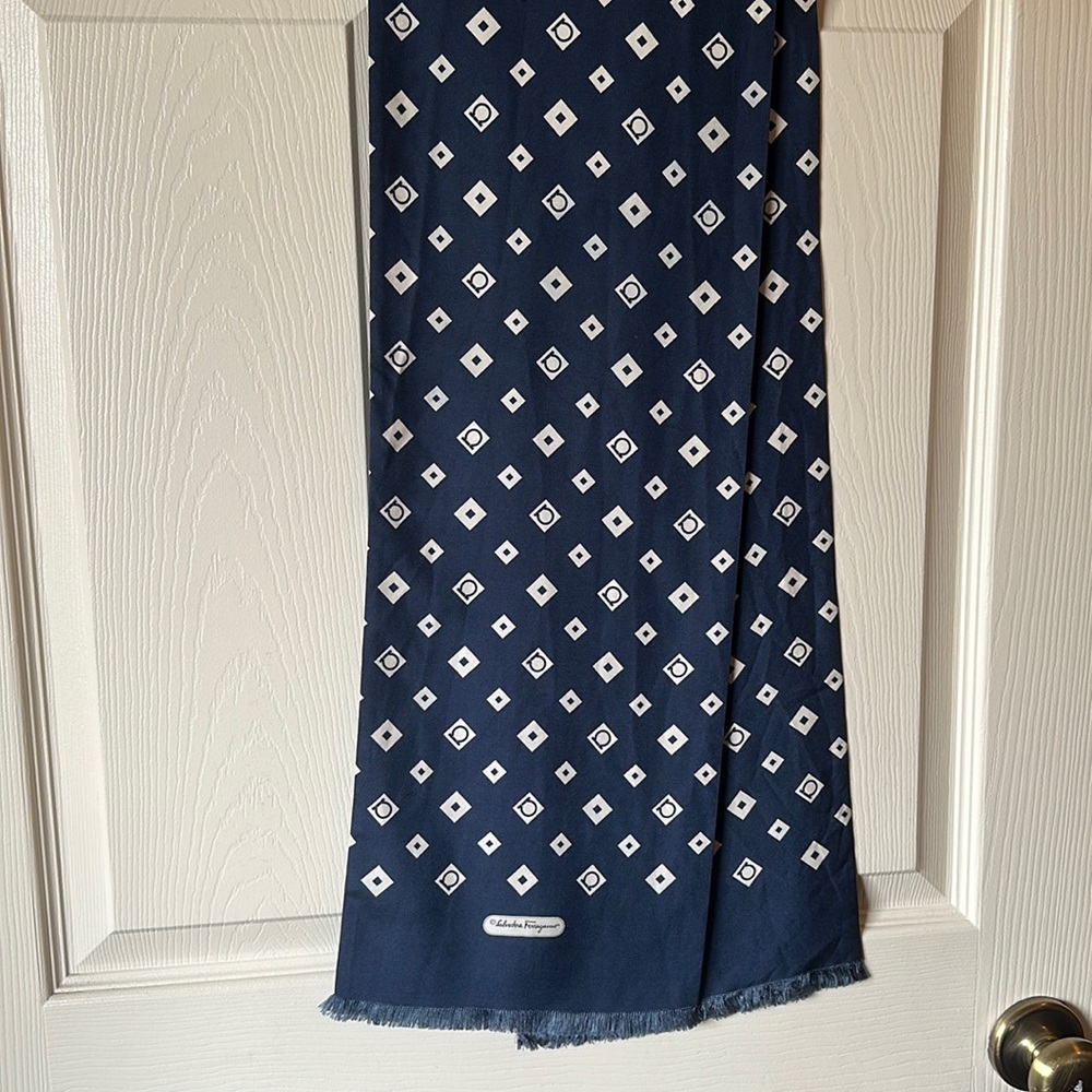 Ferragamo 100% Silk Scarf